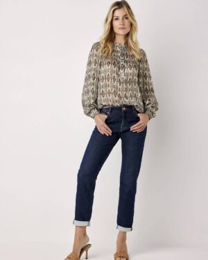 SUMMUM WOMAN TAPERED DENIM JEANS