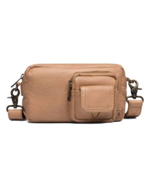 DEPECHE CROSSBODY WITH FRONT POCKET - CAMEL