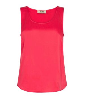 MOS MOSH ASTRID SILK TANK TOP TEABERRY