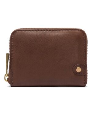 DEPECHE SIMPLE WALLET SOFT LEATHER - BRANDY