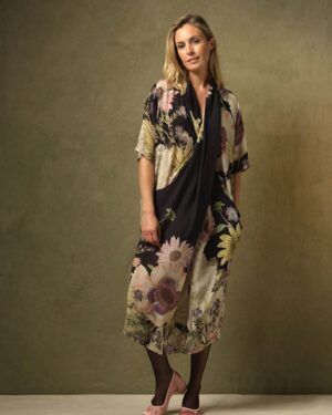 ONE HUNDRED STARS DAISY BLACK RACHEL DRESS