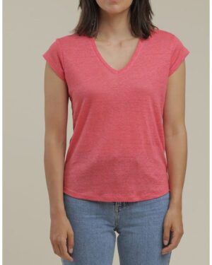 LA FEE MARABOUTEE DAVIA LINEN TEE- TAGADA