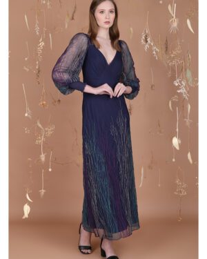 BL^NK AFTONIO DRESS BLUE