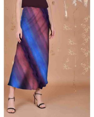 BL^NK DOTTIE SKIRT BLUE