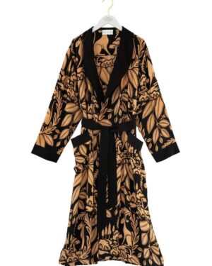 ONE HUNDRED STARS CREPE GOWN BLACK SPHINX