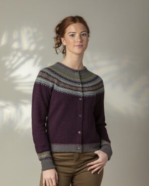 ERIBE ALPINE SHORT CARDIGAN ESMERALDA