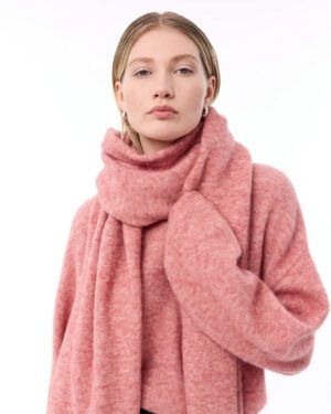 KNIT-TED EVI SCARF PINK