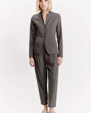 TRANSIT SLIM-FIT MANDARIN COLLAR JACKET