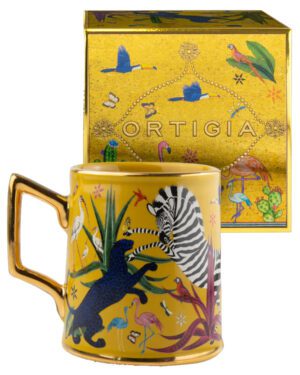 ORTIGIA TAZZA HAND DECORATED MUG SAHARA