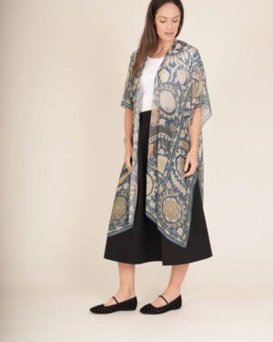 ONE HUNDRED STARS THROWOVER SUSANI BLUE