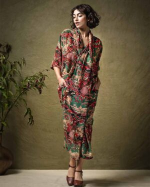 ONE HUNDRED STARS RACHEL DRESS COUNTRY TOILE BERRY