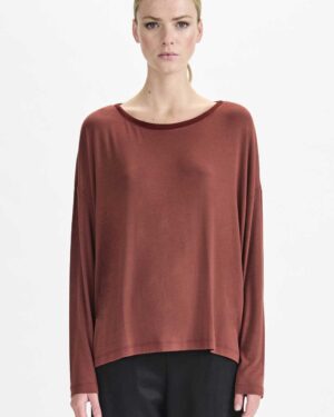 TRANSIT LONG SLEEVE TEE SANGRIA