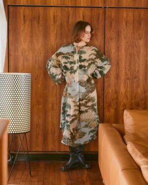 ONE HUNDRED STARS CREPE DARCY DRESS  RIVERS AND TREES