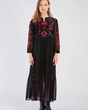 RENE DERHY ELORIA DRESS BLACK