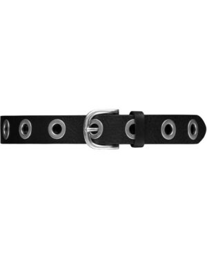 DEPECHE JEANS BELT 13702 BLACK/SILVER