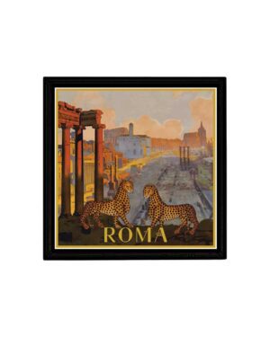 ORTIGIA HANDMADE TRAY ROMA BLACK