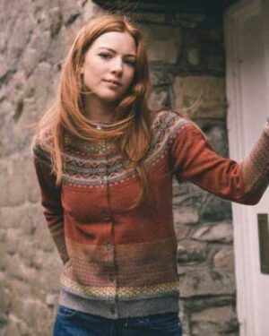 ERIBE ALPINE SHORT CARDIGAN COPPERLEAF