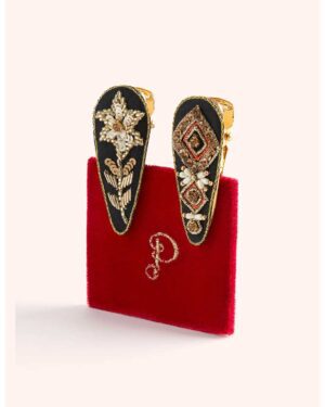 POWDER HARICLIPS MIDNIGHT FLORAL AND DECO