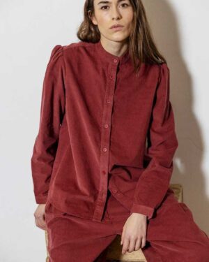 PROJECT AJ117 SKYE SHIRT BURGANDY