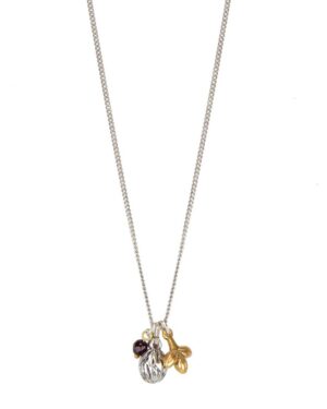 HULTQUIST CLASSIC NECKLACE 5243 GOLD AND SILVER