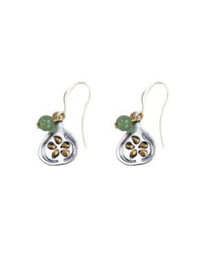 HULTQUIST CLASSIC EARRING 5570 GOLD AND SILVER