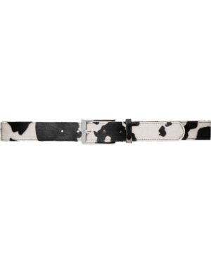 DEPECHE BELT COW BLACK
