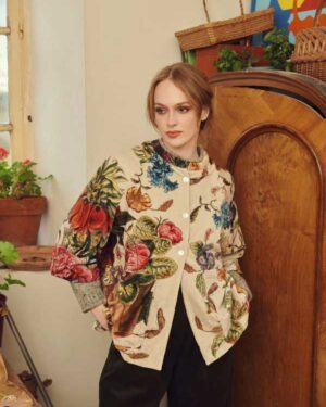 ONE HUNDRED STARS VELVET JACKET PRIMULA STONE