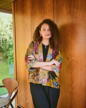 ONE HUNDRED STARS KIMONO PRIMULA GOLD