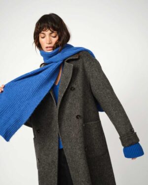 MOS MOSH LORA KNIT SCARF BLUE LOLITE