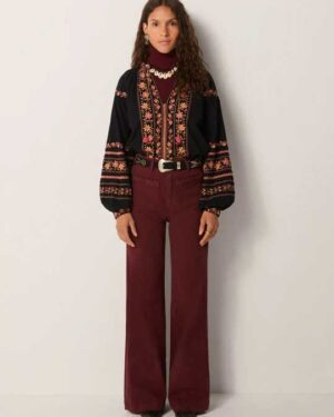 MAISON HOTEL VIRGINIA BLOUSE NIGHT GARDEN