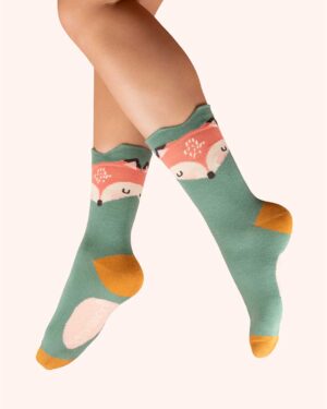 POWDER CHARACTER SOCKS  FOXY