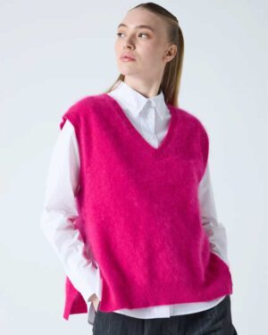ABSOLUT CASHMERE MIRIAM KNIT MAGENTA
