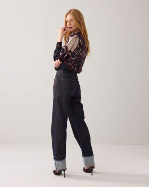 SUMMUM WOMAN COMFORD TWILL JEANS GOLD