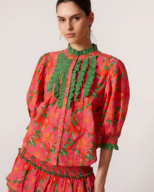 COOSY LIORA TOP ROSA