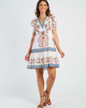 RENE DERHY MALVOISIE DRESS WHITE