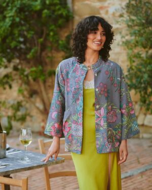 ONE HUNDRED STARS SUMMER JACKET BOHO GARDEN GREY