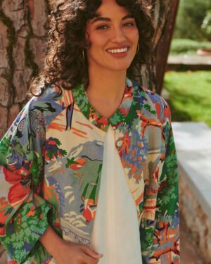 ONE HUNDRED STARS SUMMER JACKET TROPICANA BLUE