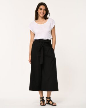 LA FEE MARABOUTEE FARI TROUSERS BLACK