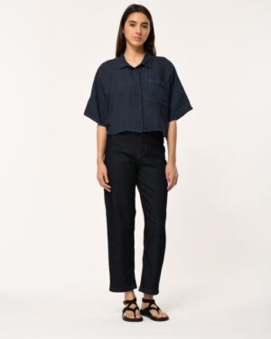 HUMILITY LIVIA SHIRT NAVY