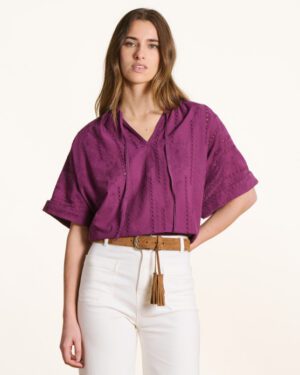LA FEE MARABOUTEE FELINA BLOUSE FIG