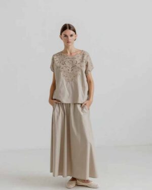 PROJECT AJ117 SKIRT KHAKI