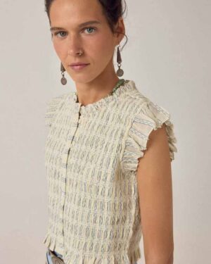 MASION HOTEL OMARIS BLOUSE CLOUD THREAD