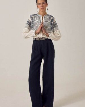 MAISON HOTEL OTTO PANT NIGHT BLUE