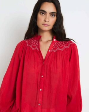 SOPHIE AND LUCIE TULIPAN BLOUSE RED