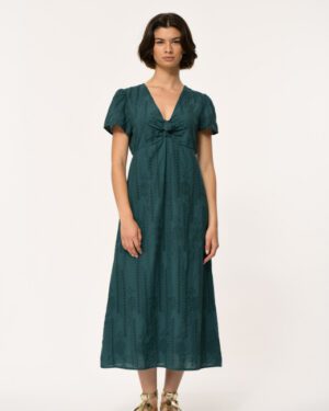 LA FEE MARABOUTEE VOLLEY DRESS LIGHT PETROL